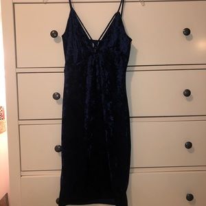 Navy at the knee Windsor dress